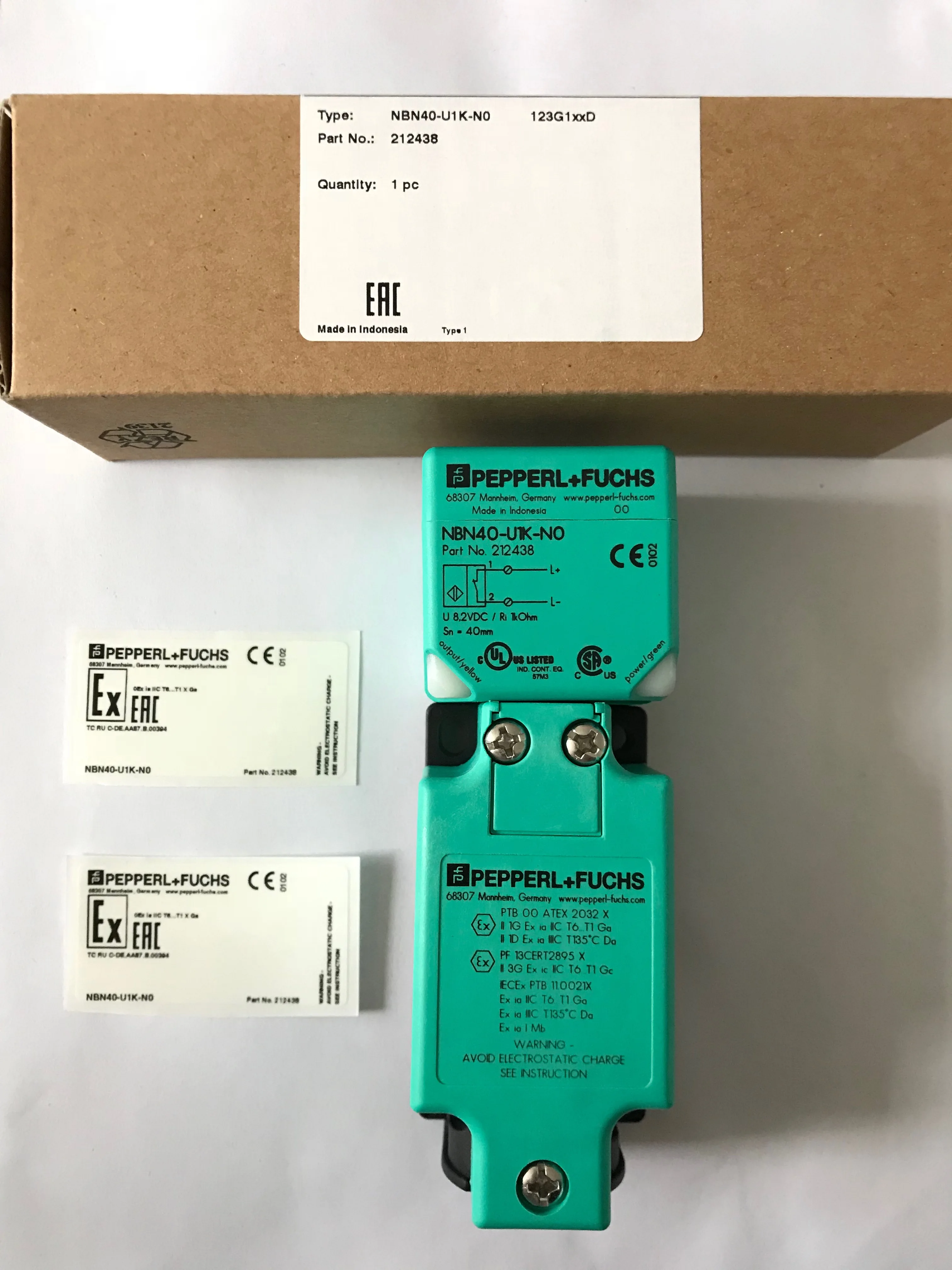 

NBN40-U1K-N0 type sensor original spot explosion-proof sensor no