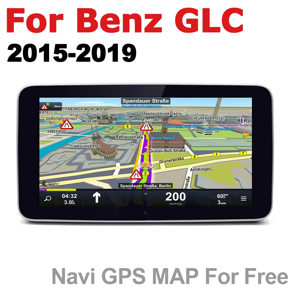 Cheap Car Audio Android 7.0 up GPS Navigation For Mercedes Benz GLC 2015~2019 NTG WiFi 3G 4G Multimedia player Bluetooth 1080P 0