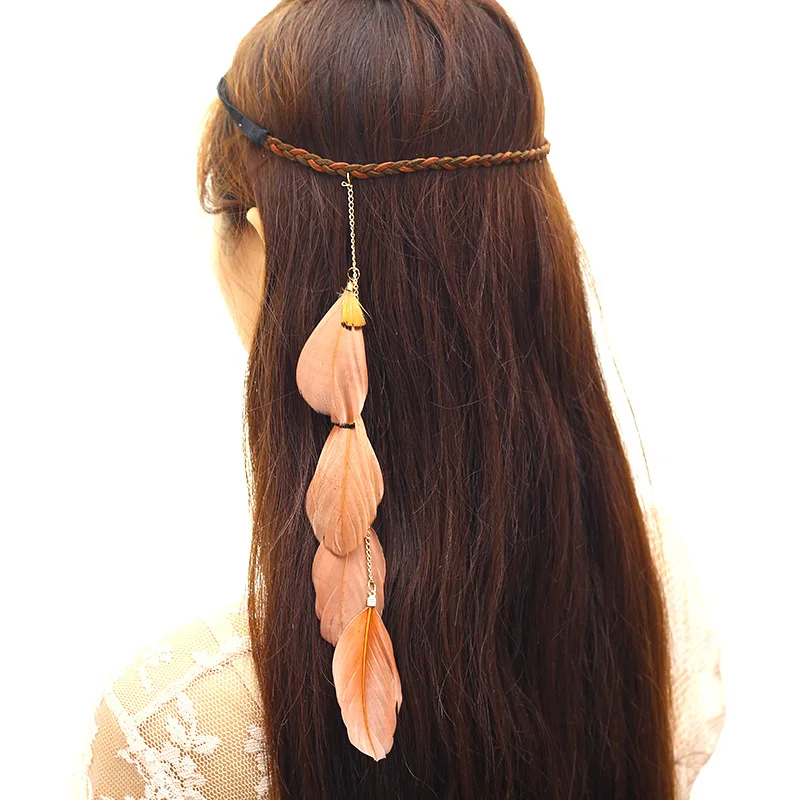 

Indiaanse Kunstmatige Veer Hoofdband Hoofddeksel Hoofdtooi Haaraccessoires Sieraden