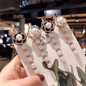 

Fashion Women Alloy Pearl Hair Clip Barrettes Girls Rose Flower Pearl Flowers Hairpins Girls Hairgrip Hair Accessories