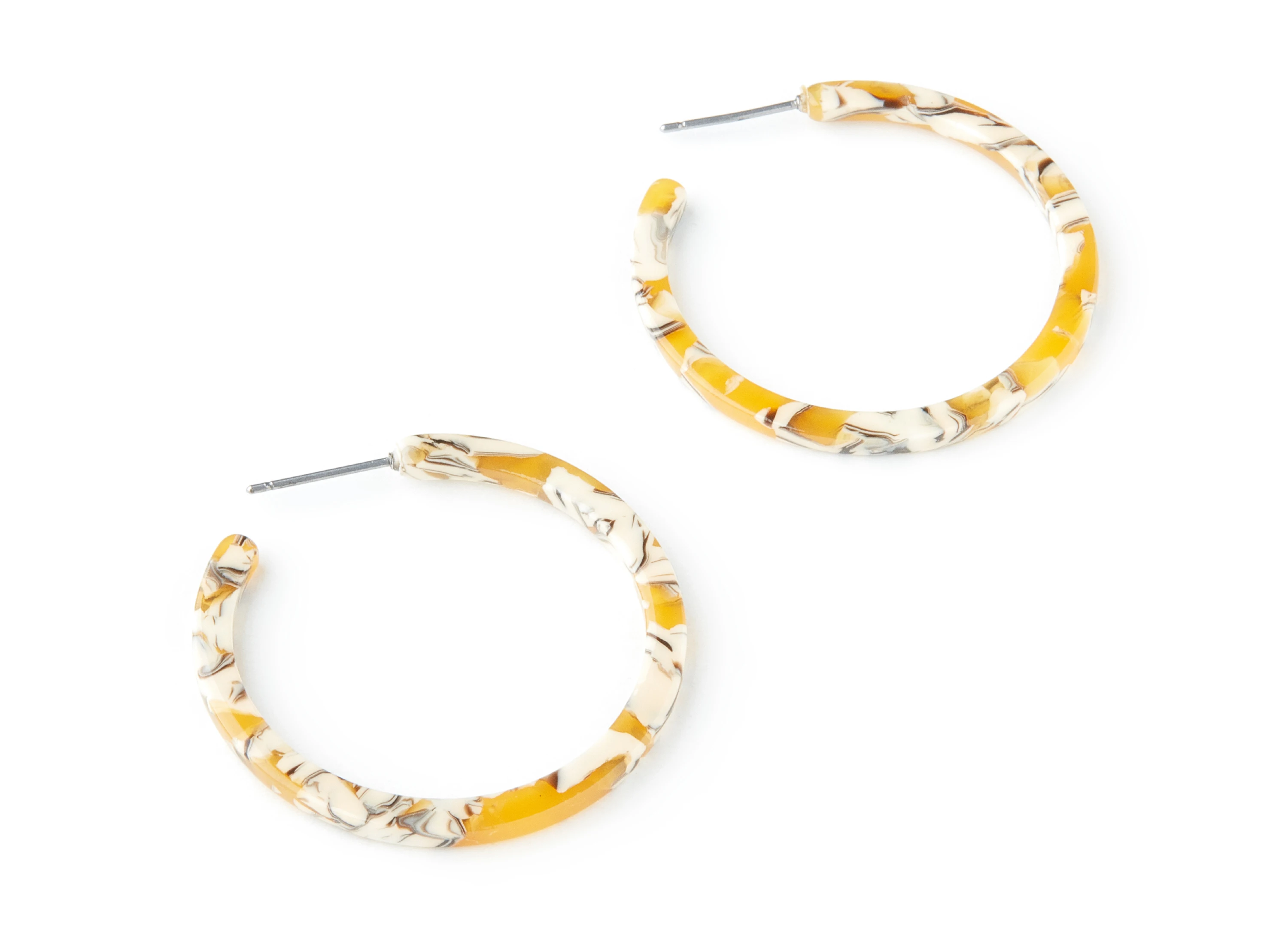 

Acetate Earring Post Charms - Tortoise Shell Earrings - circle Shaped Stud - 6pcs/lot - 38.1x38.1x2.73mm - AC1173