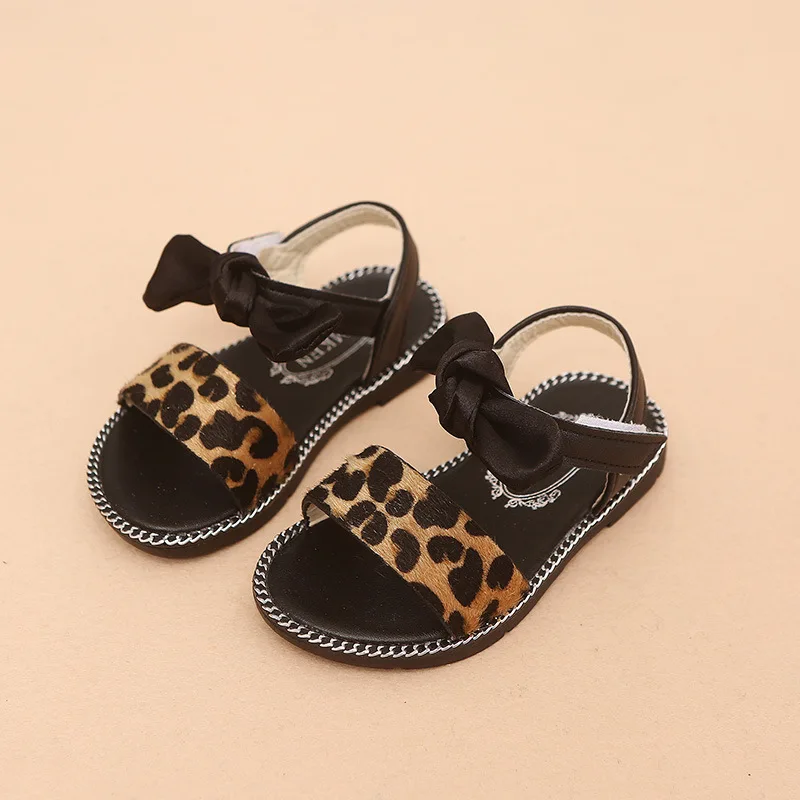 Baby Girl Leopard Sandals Summer shoe toddler kids sandals