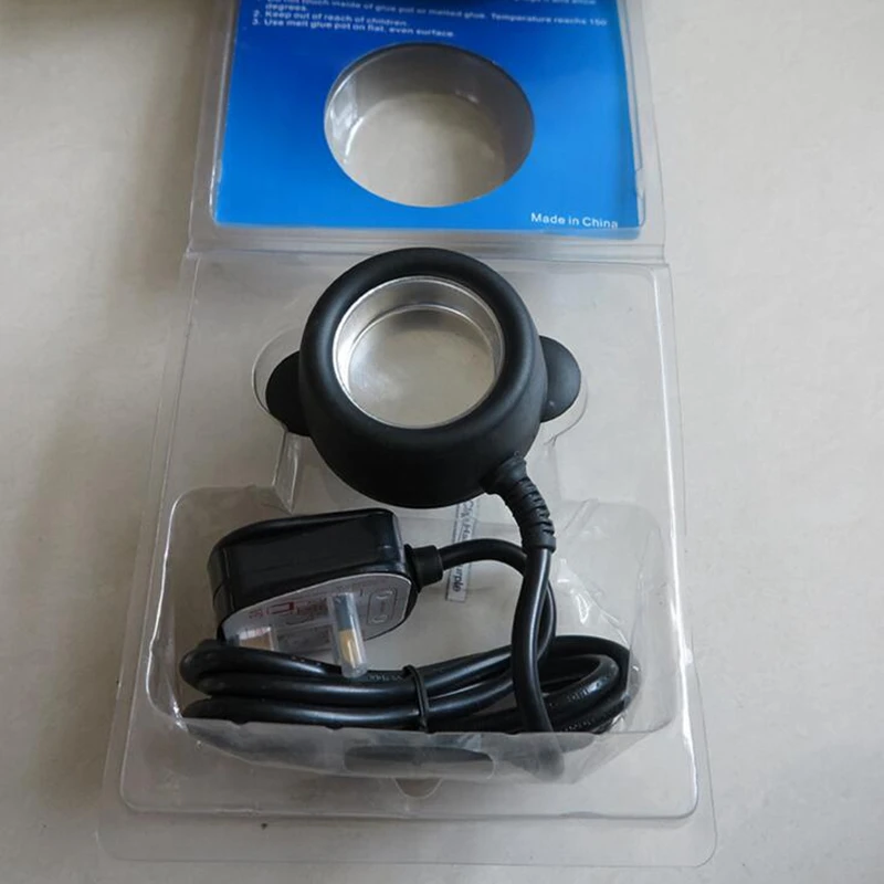 30W Mini Hot Glue Pot Melting Keratin Glue Beads Glue Stove Constant Temp For Fusion prebonded hair extension