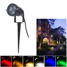 Новое поступление открытый светодиодный садовый светильник Спайк 12 В 220 В 110 В Садовые Фонари уличные 3*3 Вт Наружное освещение Сад для двора
