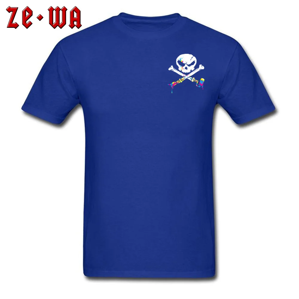SummerCustom Short Sleeve Tops & Tees Father Day Slim Fit O-Neck Pure Cotton T-shirts Men T-Shirt Artist To The Bone CMY  Artist To The Bone CMY Chest blue
