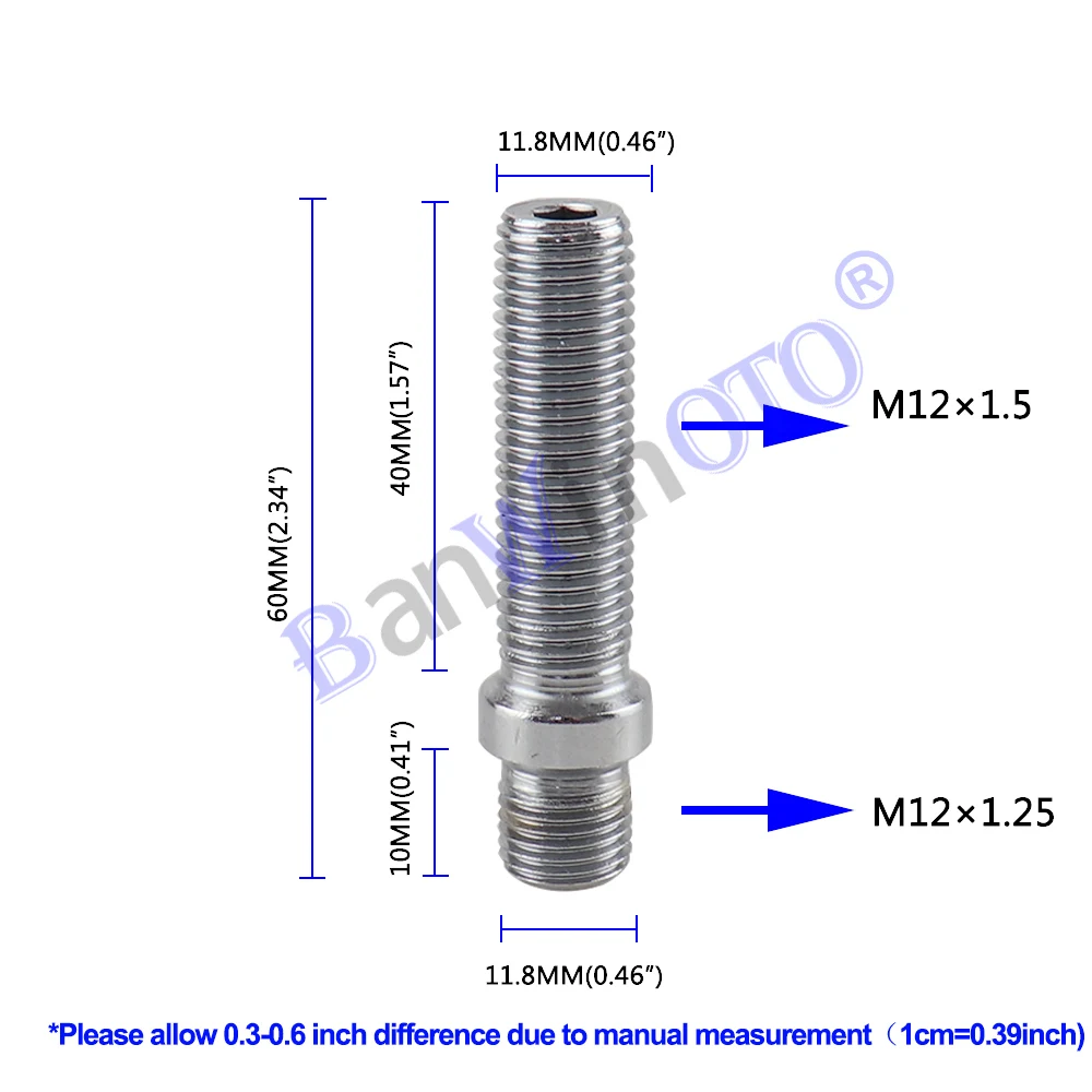 OEM Car & Truck Wheel Nuts Lugs 1/2" LONGER THAN STOCK Wheel Stud Lug Bolt OEM Quality Extended Extra Length Ò Wheel Lugs For Ford Mustang - Foto 4