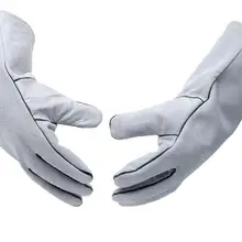 Высокое качество натуральной противопожарные сварки Перчатки защитные износостойкая высокая термостойкость Рабочая Перчатки