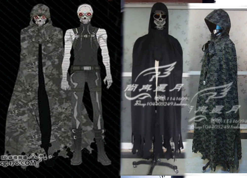 Sword Art Online/пистолет Гейл смерти пистолет стербен косплей костюм пальто/мантия/Маска SAO с маской
