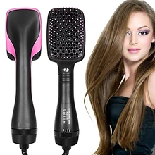 Выпрямитель для волос профессиональная Фен-щетка многофункциональная электрическая Фен-щетка для волос Кудри Горячая расческа салонный стайлер для волос