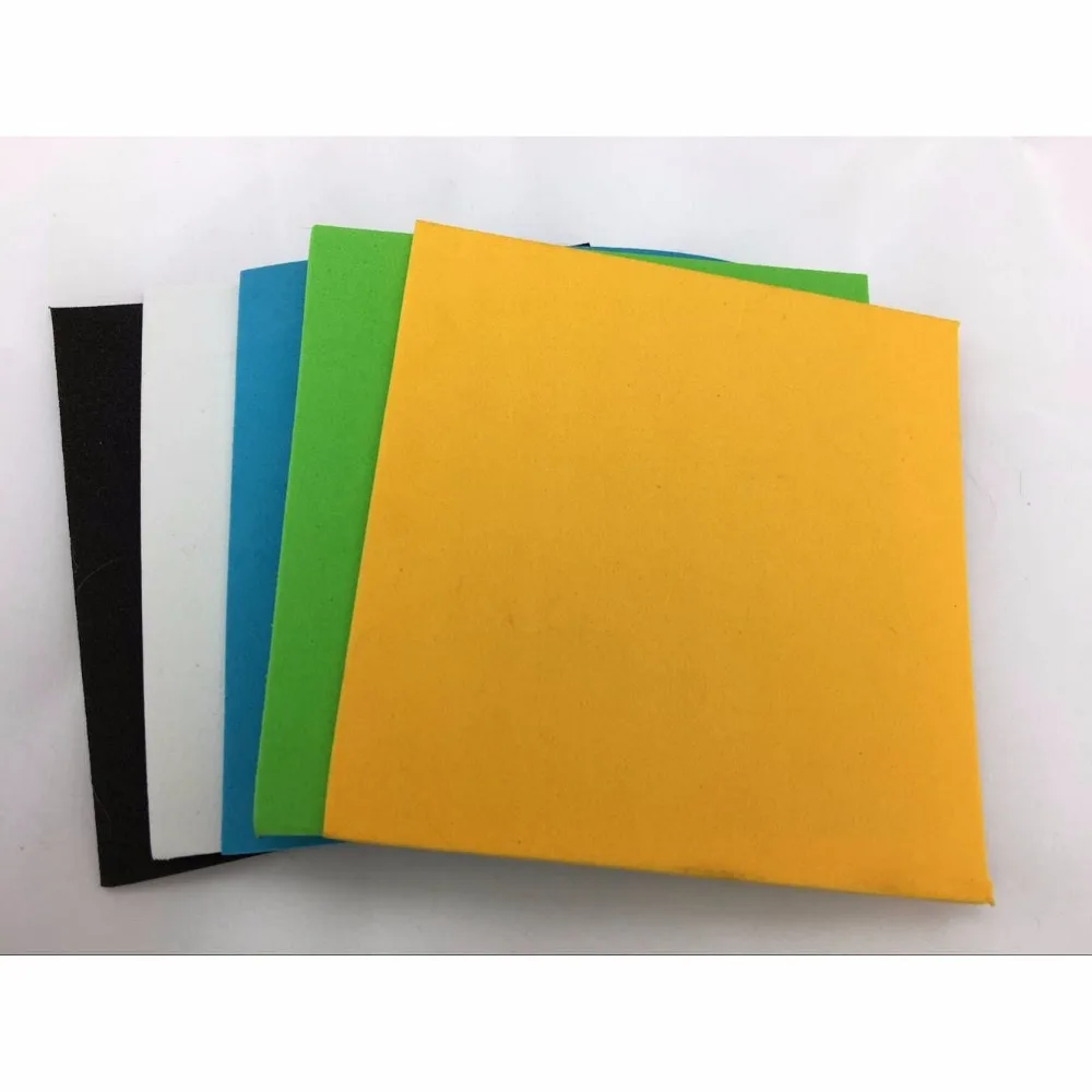 

Tigofly 10X10cm 10 Pcs 5 Colors Assorted Fly Tying Foam Paper Sheet Thin 2mm EVA foam Ant Bugs Beetle Fly Tying Materials