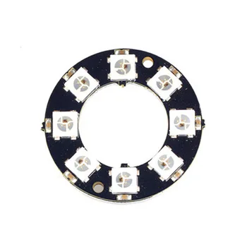 

10pcs 8 Bits 8 X WS2812 5050 RGB LED Ring Lamp Light with Integrated Drivers