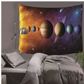 

Cosmic Planet 3D Print Moon 100% Polyester Beach Blanket Room Divider Yoga Beach Fashion Wall Tapestry Size 150x130cm
