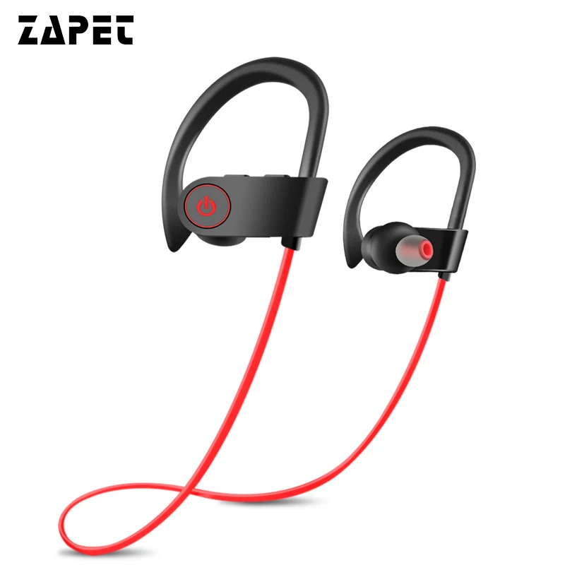 ZAPET Waterproof IPX7 Stereo Bluetooth Earphone Wireless Portable Headphone Neckband headphones with MIC for smartphone ZAPET Waterproof IPX7 Stereo Bluetooth Earphone Wireless Portable Headphone Neckband headphones with MIC for smartphone