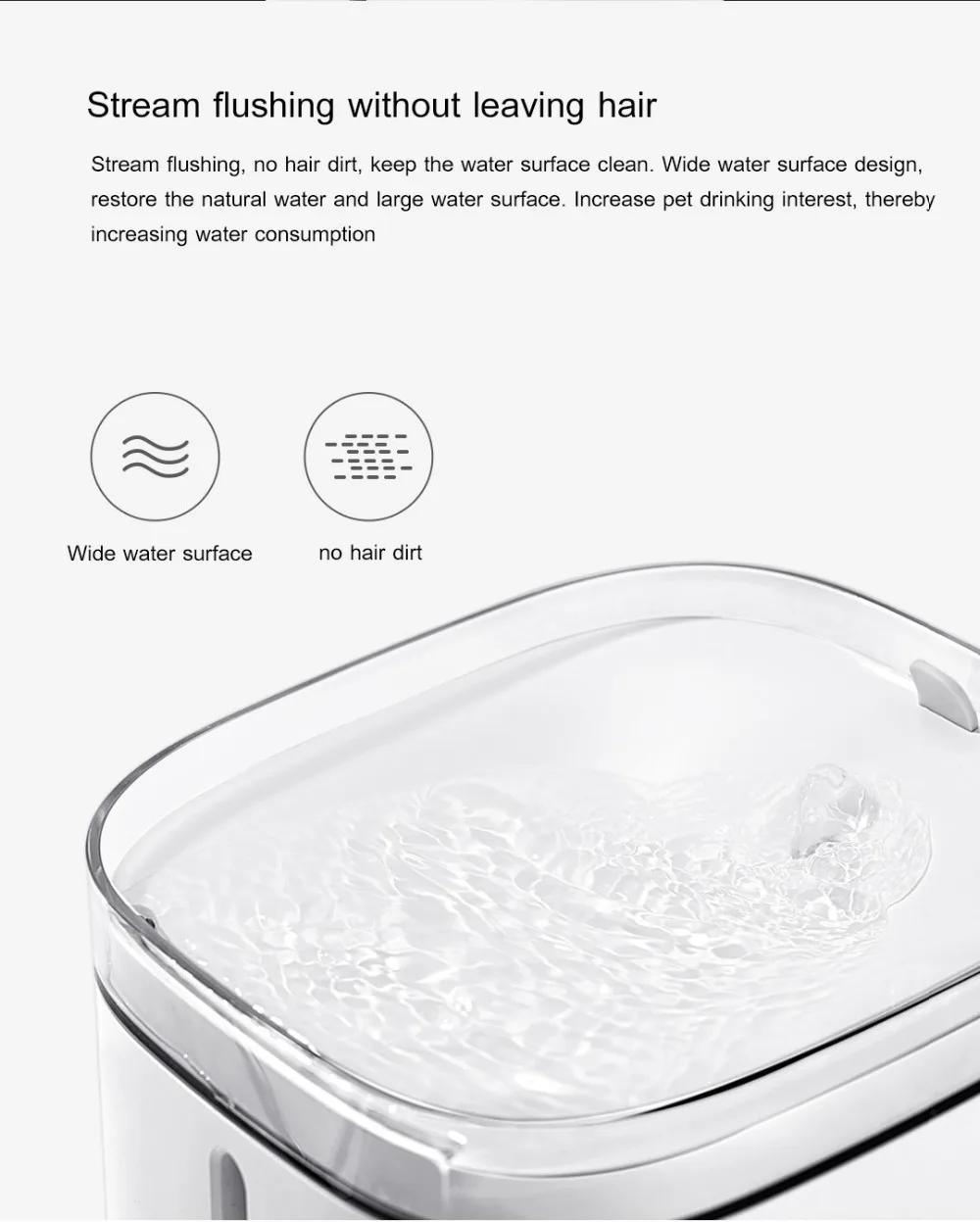 2019 Xiaomi Kitten Puppy Pet Water Dispenser Smart Dog Cat Electric Drinking Bowl Fountain Automatic Cat Living Water 2L (9)
