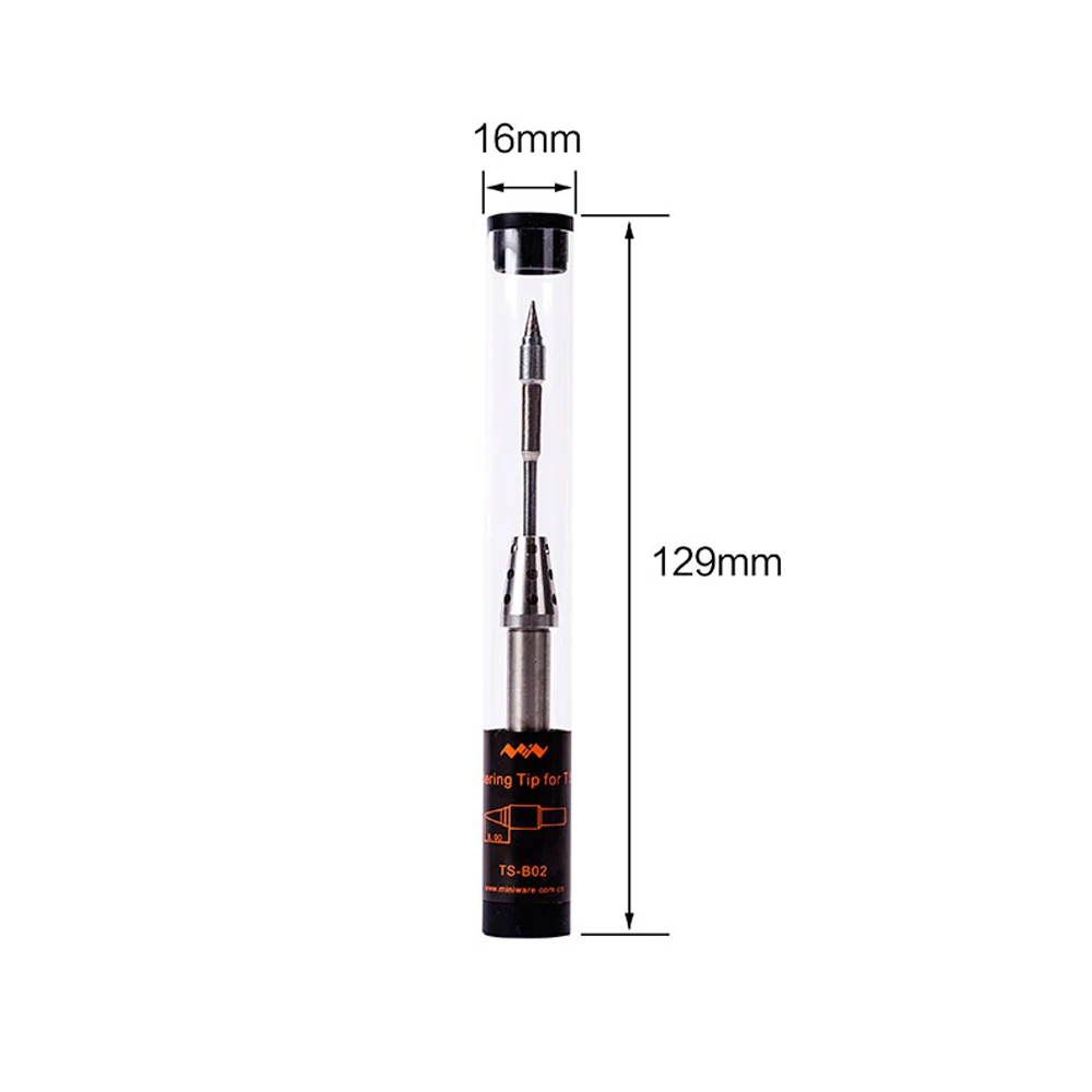 TS80P TS1C Digital LCD Soldering Iron Tips Mini Original Replacement Welding TS-B02 TS-D25 Tip Soldering Iron Tips 3