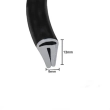 U канальная резина, обшивка края, Погодная полоса, защита двери автомобиля, защита края, резиновая уплотнительная полоса-тип 09