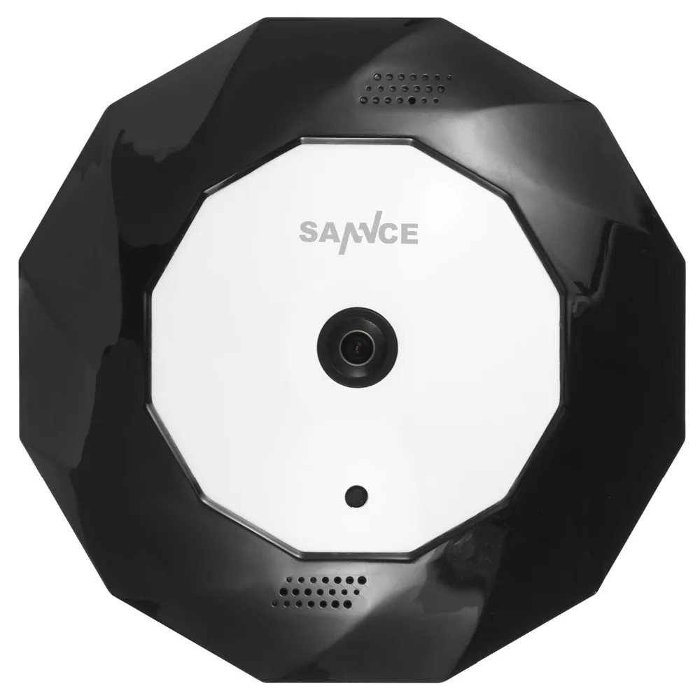 SANNCE 360 градусов Беспроводная панорамная камера 1 3/3.0MP сеть Wi Fi рыбий глаз ip