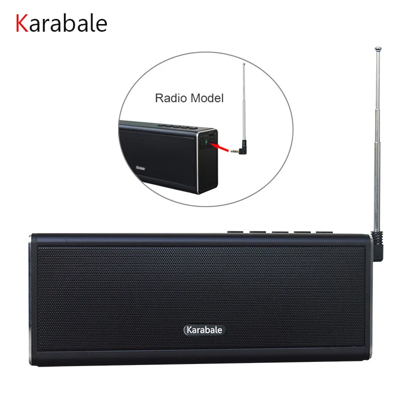 

New 20W Metal Wireless Bluetooth Speaker 4400mAH Power Bank FM Radio Portable Super Bass Computer Car Speaker PK Piple S5 BS-3
