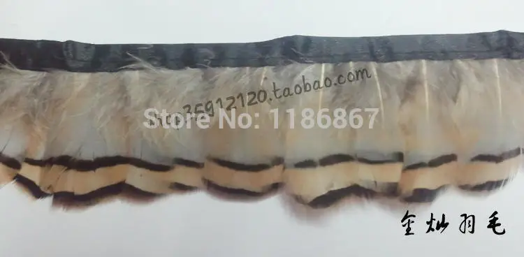 Alectoris chukar feather fringe of natural color 10yards/lot Pheasant Feather trimming Height approx 5cm freeshipping KX55 | Дом и сад
