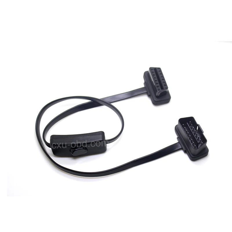 

Удлинительный кабель OBD 2 II с выключателем питания, бесплатная доставка