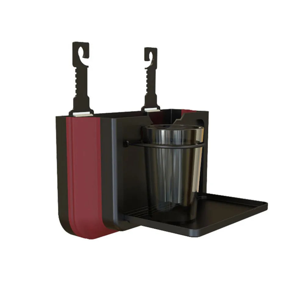 

Car-styling Car Trash Stylish Car Trash Bin with Cup Holder from Premium Multipurpose Garbage Can td0914 dropship