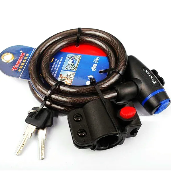 Tonyon general ty533e bicycle steel wire lock cable lock bicycle