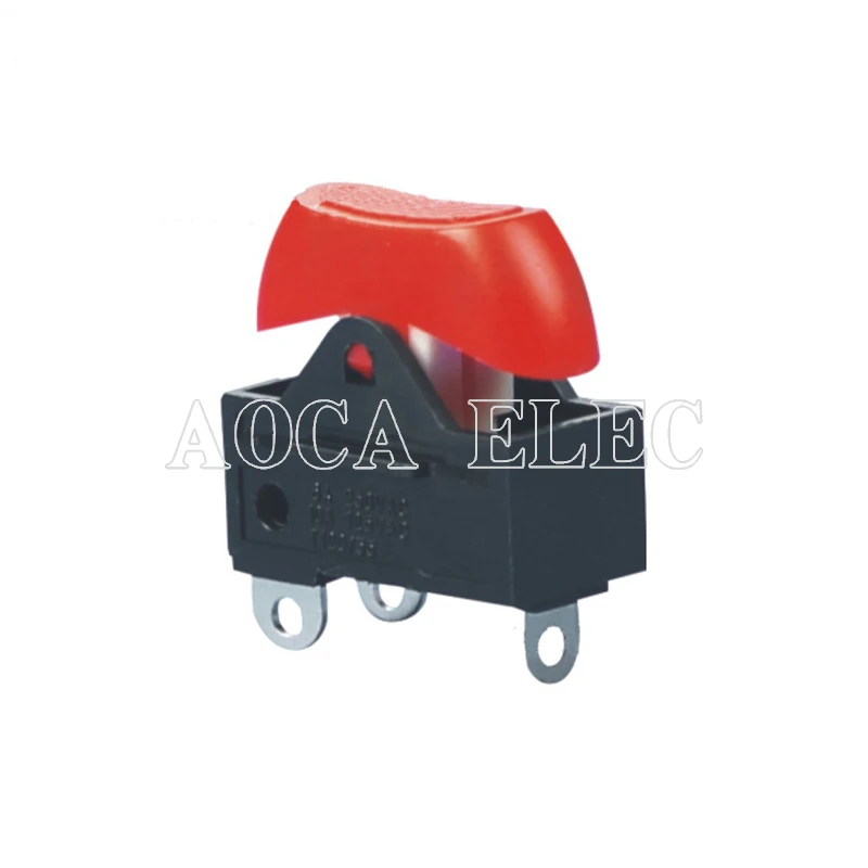KCD1DC AC 6A/250 в скоростной фен для волос кнопочный кулисный переключатель Круглый 3PIN