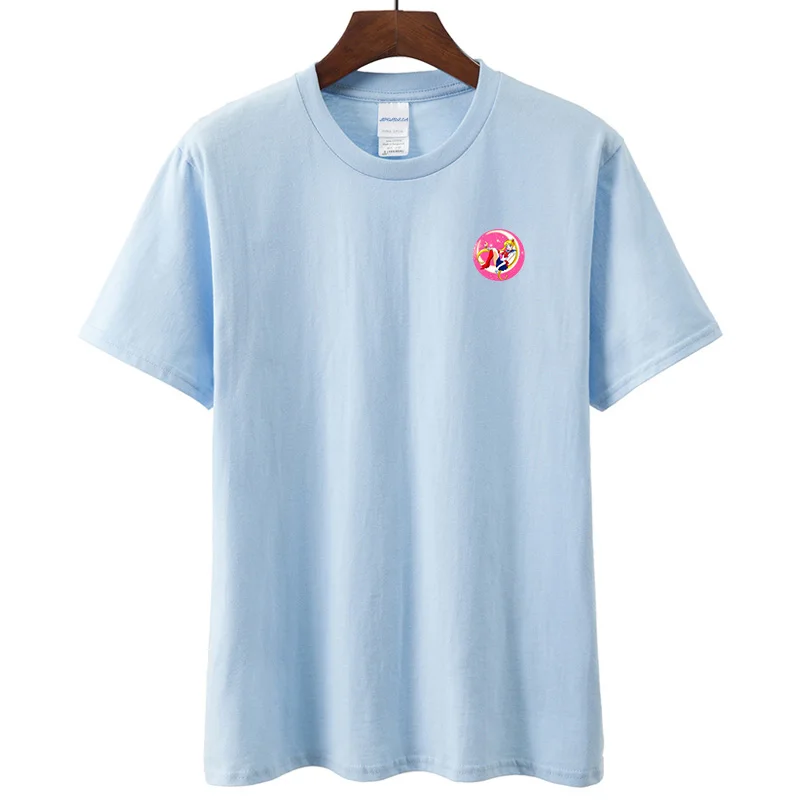 

Harajuku Sweet Style Sailor Moon Graphic Tshirt Tops Schoolgirl 2019 Ulzzang Preppy Style Plus Size Graphic Tees Women Clothes