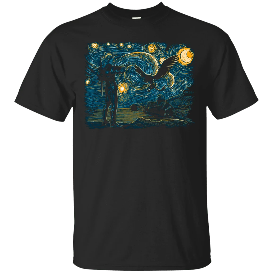 2019 new Printed Men T Shirt Cotton tshirt Starry Hunt O-Neck Short-Sleeve Women T-Shirt | Мужская одежда