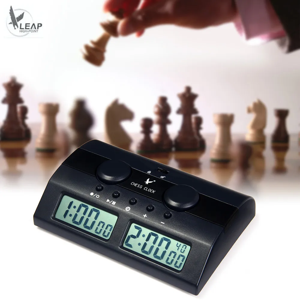 

LEAP PQ9902C Multifuctional Digital Chess Clock Wei Chi Count Up Down Chess Alarm Timer Reloj Ajedrez Temporizador