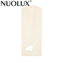 Тег из древесины деревянный без финишной отделки вырезанные кусочки с отверстиями для детей ремесла Рождественская елка украшения висячий подарок бирки