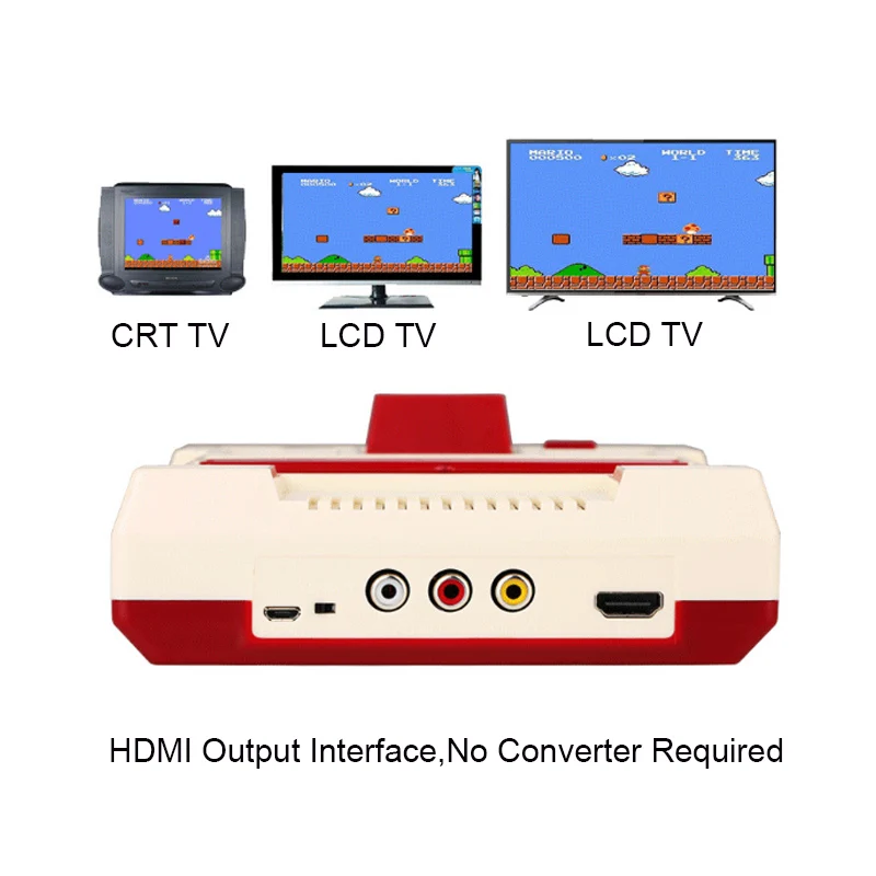 HD HDMI и AV двойной выход Ретро ТВ Видео игры классические встроенные 121 игры с 2 геймпадами 500 в 1 Cardtridge для Nes 8 бит игр