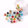 Bicone tchèque-perles en cristal Z207, accessoires pour la fabrication de bijoux, à facettes colorées, vente en gros, 3 4 6mm ► Photo 3/6