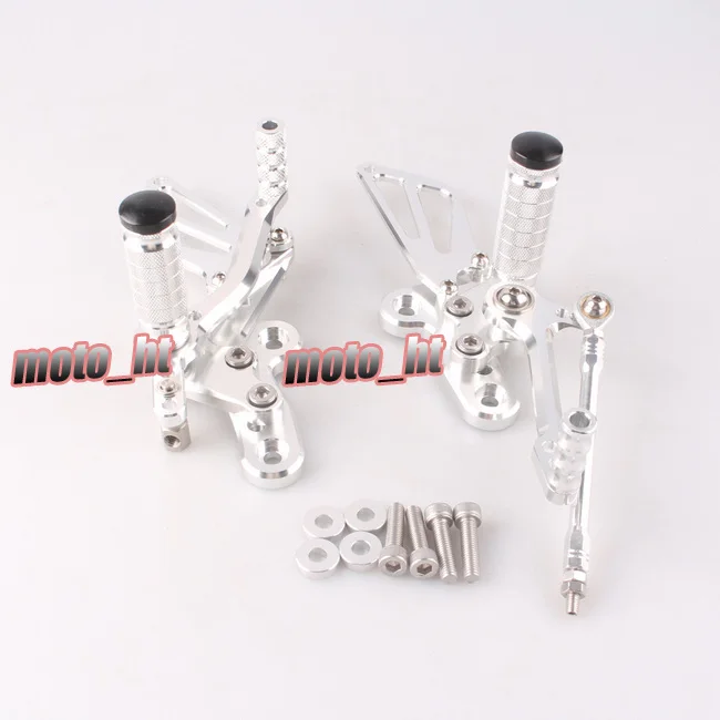CNC Adjustable Rearset Rear Set Footpegs For Suzuki Hayabusa GSX1300R 1999 2000 2001 2002 2003 2004 2005 2006 2007 2008