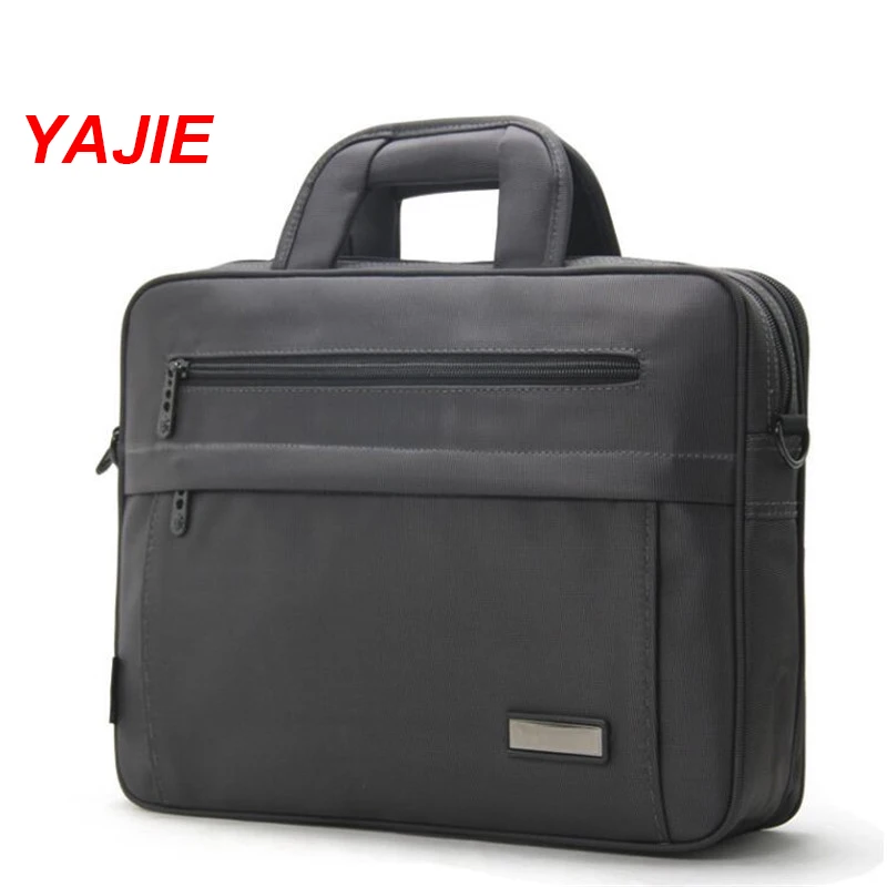Black Oxford Cloth Business Men Briefcase Large Capacity Portable