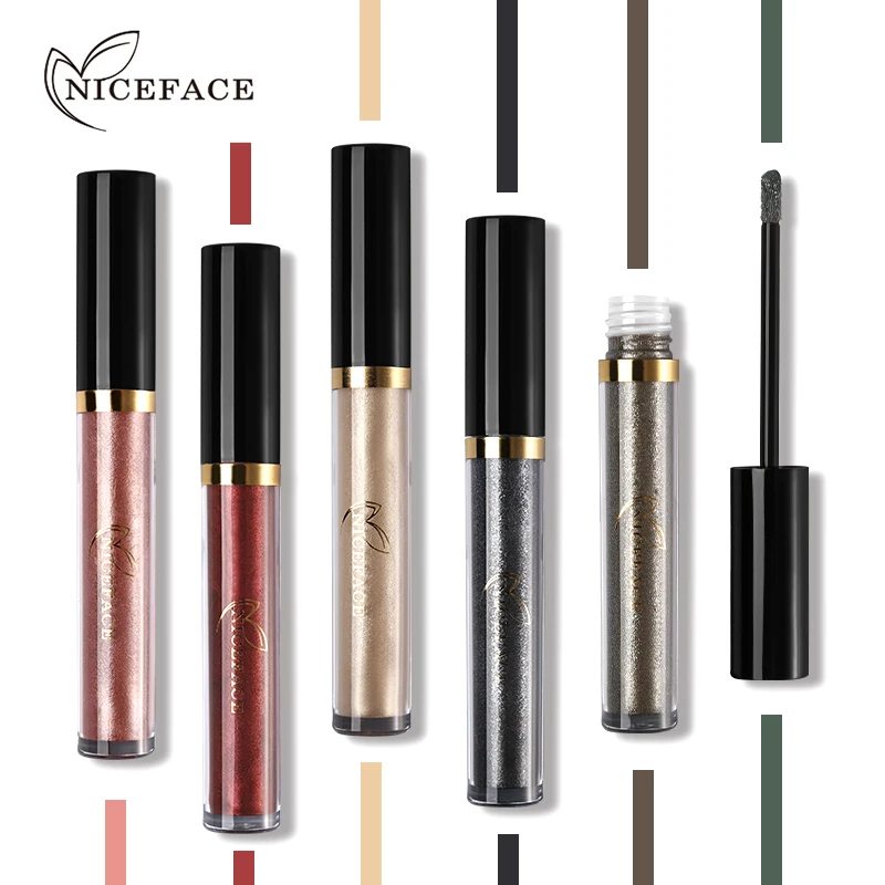 2018 NICEFACE Liquid Eye Shadow Shimmer Glitter Nude Metals Glow Eyeshadow Palette Waterproof Lasting Highlighter Beauty Makeup 2018 NICEFACE Liquid Eye Shadow Shimmer Glitter Nude Metals Glow Eyeshadow Palette Waterproof Lasting Highlighter Beauty Makeup