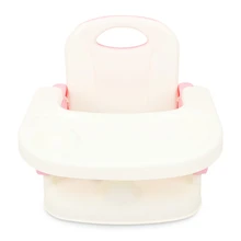 Регулируемая по высоте стульчик детский анти-скольжения детские обеденный стул с деревянным 3-точечный пояс Многофункциональный складной безопасности стул