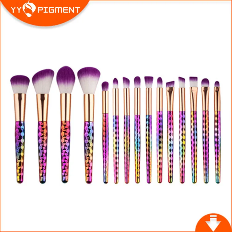 

Professional 15 pcs Brand Makeup Brush Pincel Maquiagem Cosmetic Make Up brushes Set With Case Bag Kit