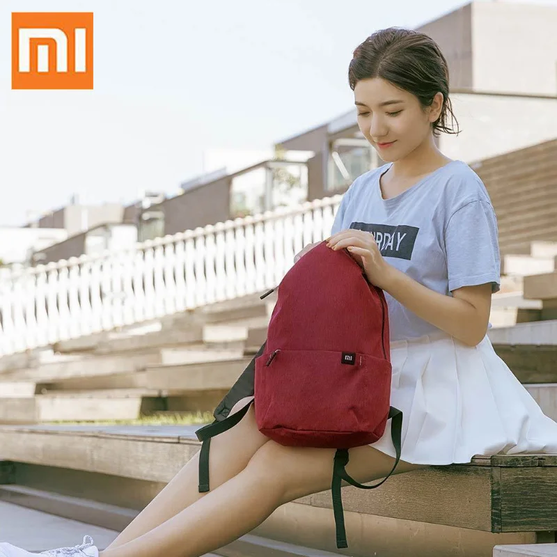 Новый рюкзак Xiaomi 10 л сумка для города отдыха спортивная нагрудная вес малый объем