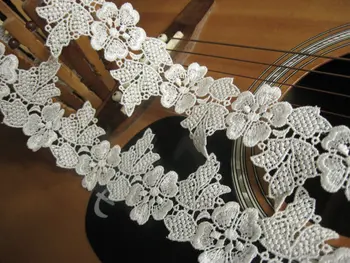 

venise lace trim crochet lace trim with delicate floral patternDG110 10yards