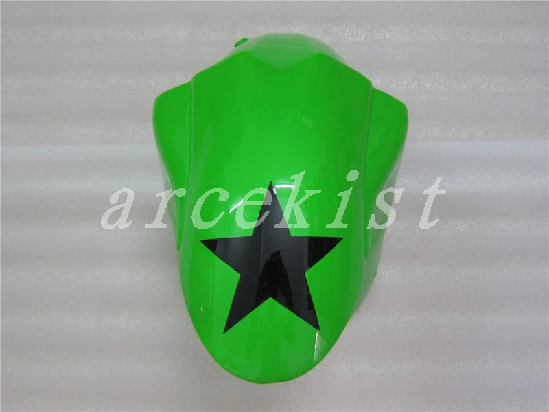 Abs Обтекатели комплект подходит для kawasaki Ninja ZX6R 636 2007 2008 07 08 6R ZX-6R 600CC Кузов Набор изготовленный на заказ цвета: зеленый, черный UK