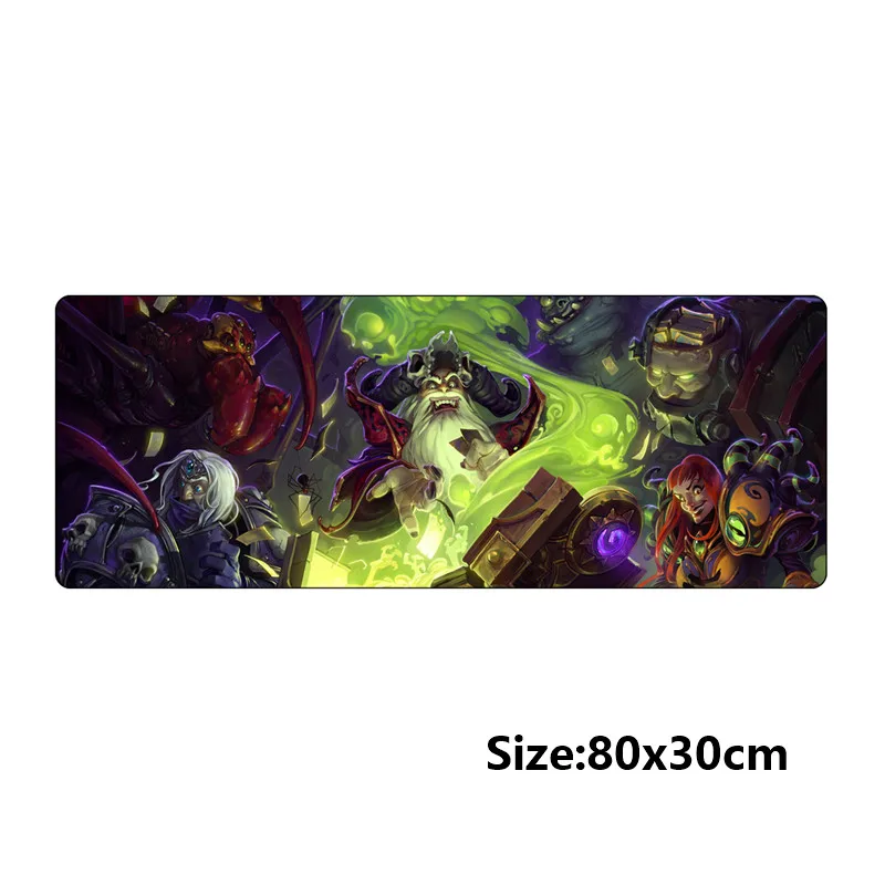 800x30 мм большой игровой коврик для мыши Hearthstone: Heroes of Warcraft телефон компьютерная игра Hearthstone коврик для мыши Настольный коврик - Цвет: E