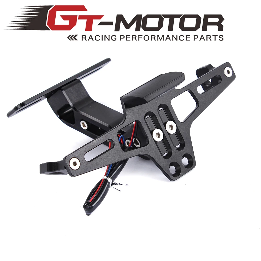 Prix pour GT Moteur-Moto plein CNC Réglable Angle En Aluminium Numéro de Licence Plaque avec LED lumière Cadre Titulaire Support Universel Prix pour GT Moteur-Moto plein CNC Réglable Angle En Aluminium Numéro de Licence Plaque avec LED lumière Cadre Titulaire Support Universel