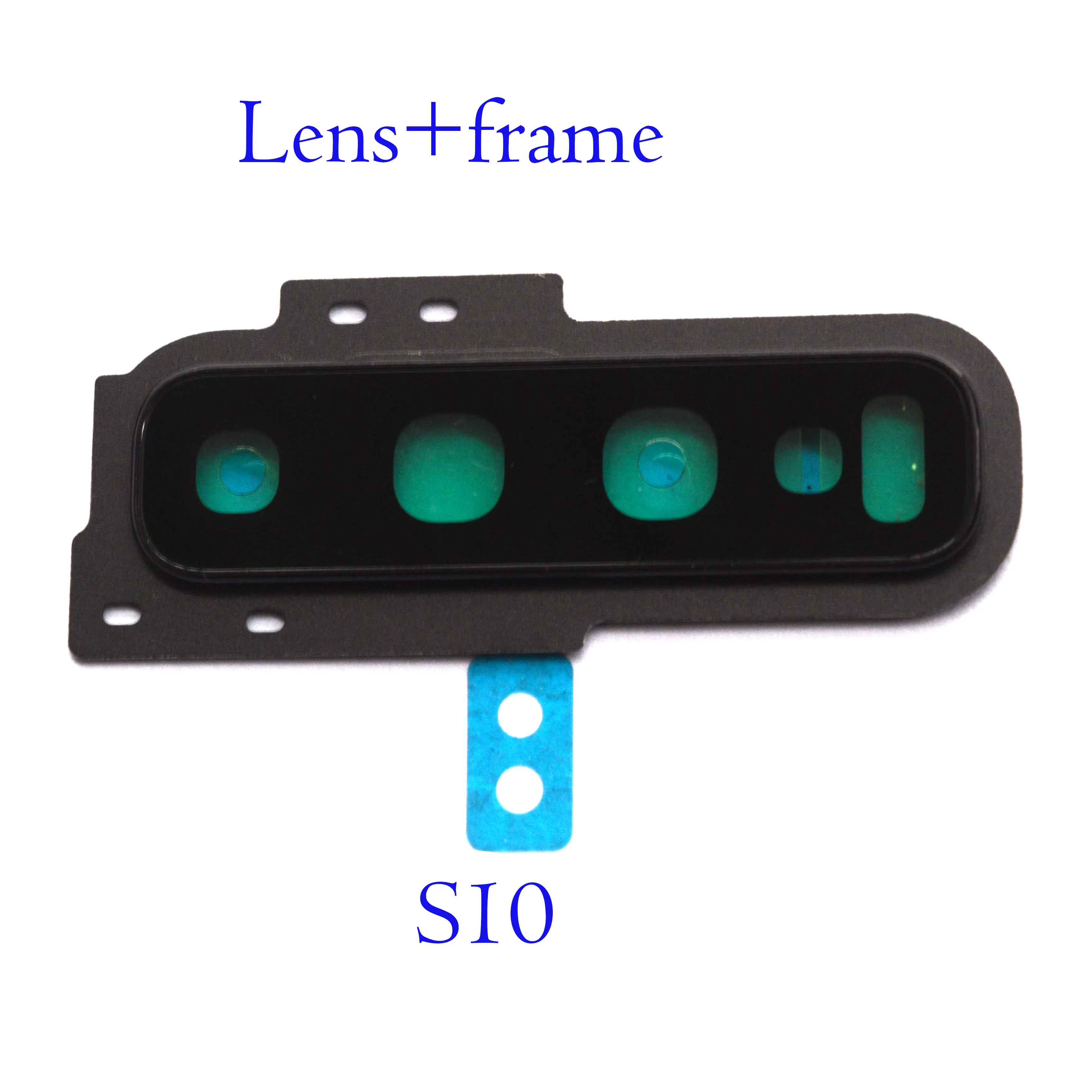 

original rear back camera glass lens with frame braket for Samsung Galaxy S10 6.1" G973 Galaxy S10+ G975 6.4" S10 plus G975