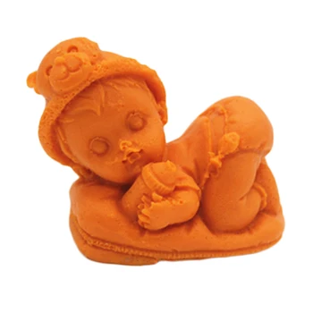 

Sleep Baby Bear Hat 3D Mold Silicone Soap Clay DIY Mould Cake Chocolate Fondant Sugarcraft Candy Decor Molds Kitchen Baking Tool