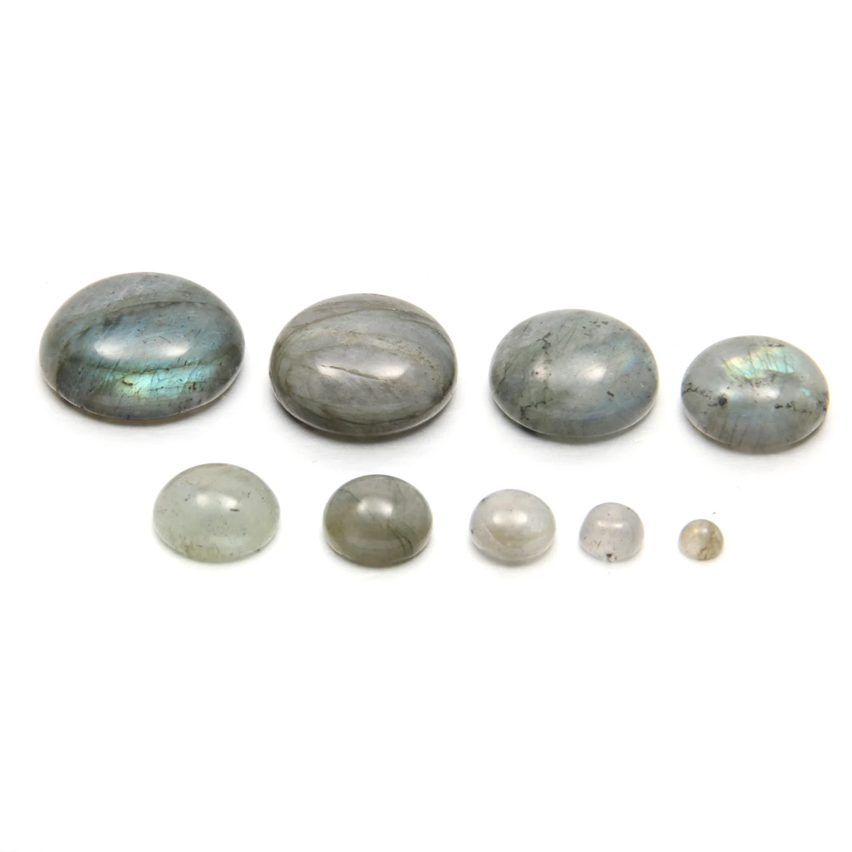 

Natural Flash Labradorite Stones Cabochon 10 12 14 16 18 mm Round No Hole for Making Jewelry