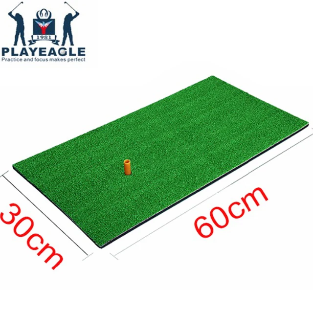 FUNGREEN Golf Chipping Hitting Mat 30x60cm Indoor Backyard Training