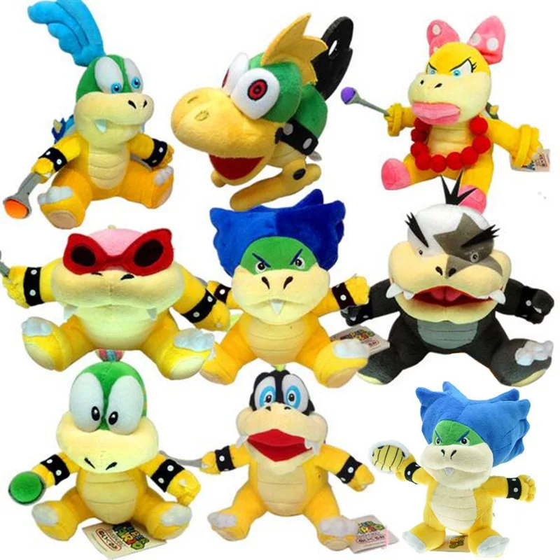 ZODSFG Plush Toys 8pcs/Set Super Koopalings Plush Toys Wendy Larry Iggy Ludwig Roy Morton Lemmy Bowser O.Koopa Plush Toys STHMG ZODSFG Plush Toys 8pcs/Set Super Koopalings Plush Toys Wendy Larry Iggy Ludwig Roy Morton Lemmy Bowser O.Koopa Plush Toys STHMG
