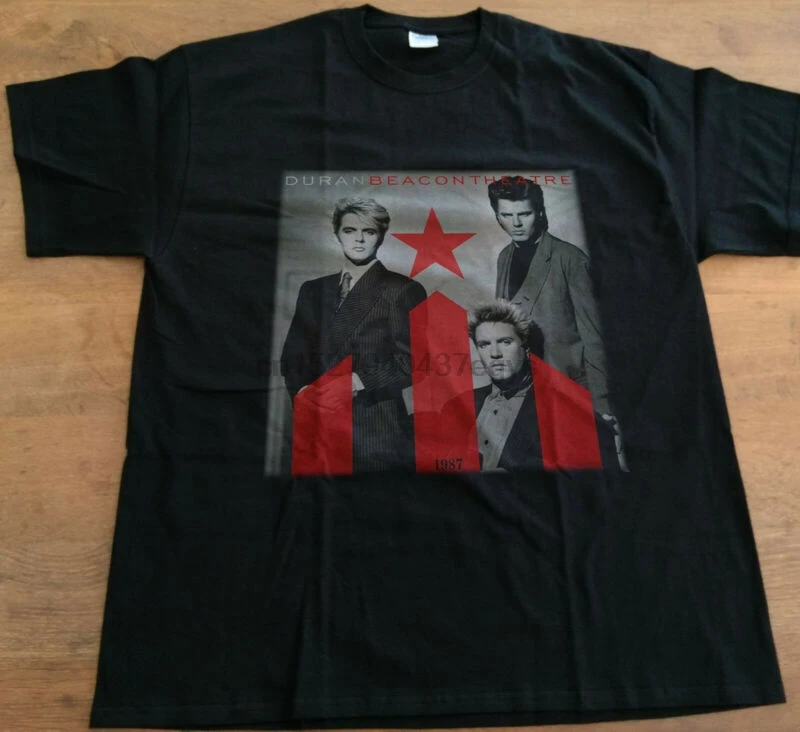 

vintage 80s DURAN DURAN - Beacon Theatre 1987 band POP LEGEND shirt repro