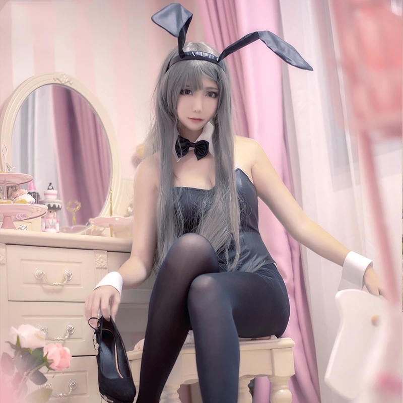 Rabbit cosplay. Mai Sakurajima Bunny Cosplay. Bunny girl Senpai костюм. Sakurajima mai косплей Bunny girl. Май Сакурадзима Зайка косплей.